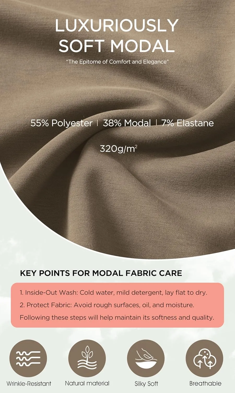 ODODOS Modal Soft Full-Zip Bomber Jacket for Women Long Sleeve Casual Fall Outfit Crop Top with Pockets