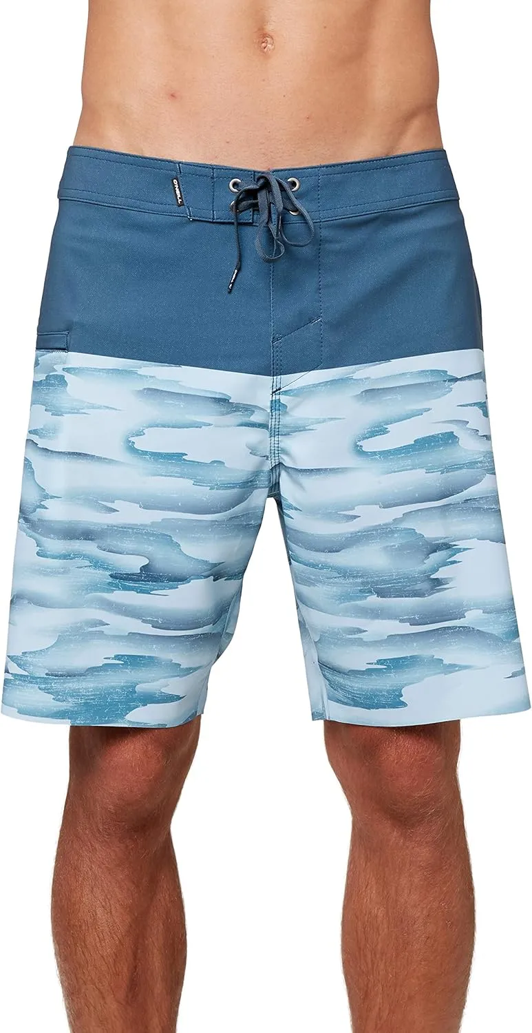 O'NEILL Mens Boardshorts Hyperfreaks 19 Inch Light Blue/Hyperfreak Nomad