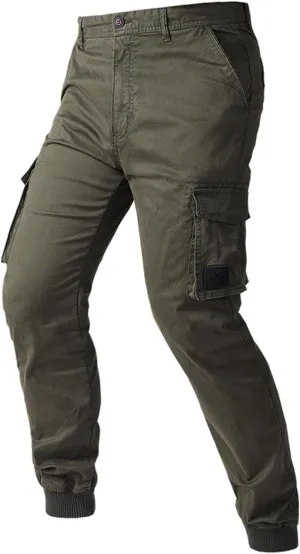 Outdoor Hiking Pants Men Workout Cargo Pants Slim Fit Stretchy Tactical Joggers Lightweight Quick Dry Water Resistan