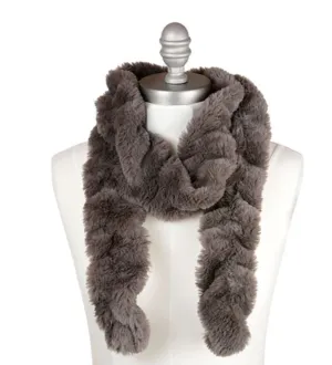 Pandemonium faux fur scarf, stretch