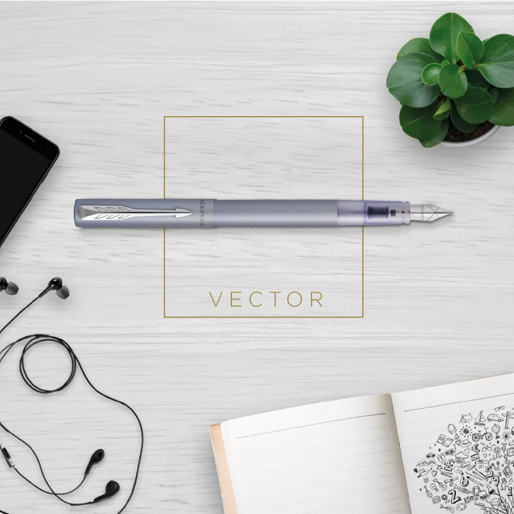 Parker Vector XL Metallic Fountain Pen