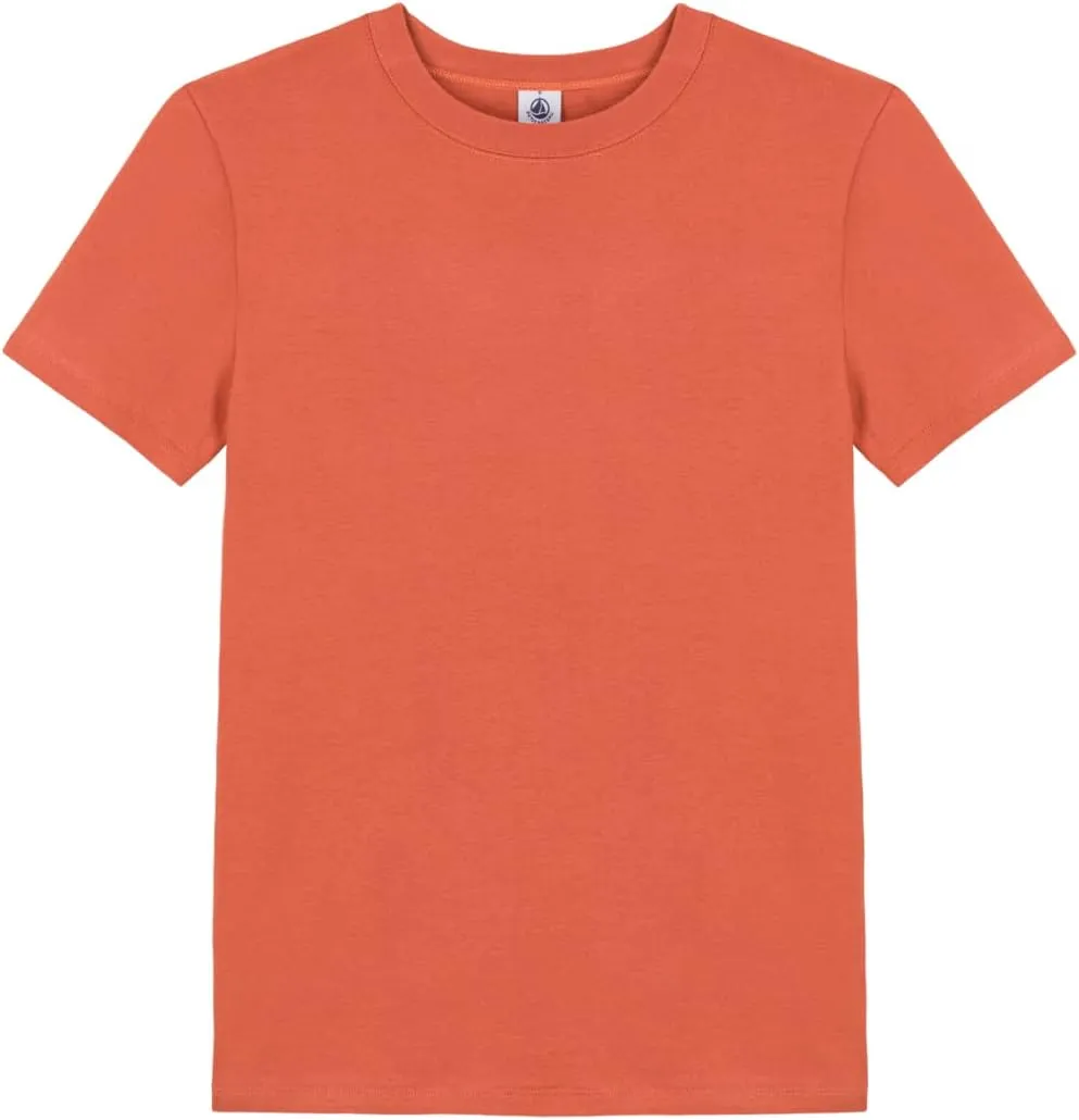 Petit Bateau Women's Iconic Cotton Round Neck T-Shirt Light Brown Sizes XXS-XL