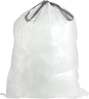 Plasticplace 4 Gallon Trash Bags  0.7 Mil  Lavender and Soft Vanilla Scented Garbage Can Liners  17" x 16" (200 Count)