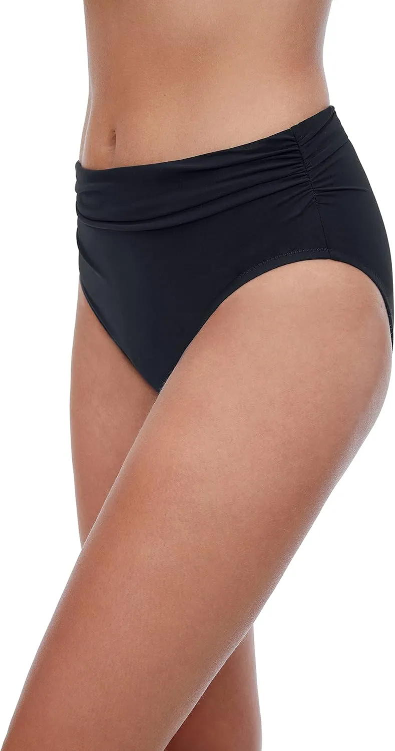 Profile by Gottex Women's Ruched High Waist Swimsuit Bottom