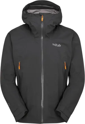 Rab Men's Firewall Light Jacket Lightweight Waterproof Hooded Coat for Hiking & Trekking