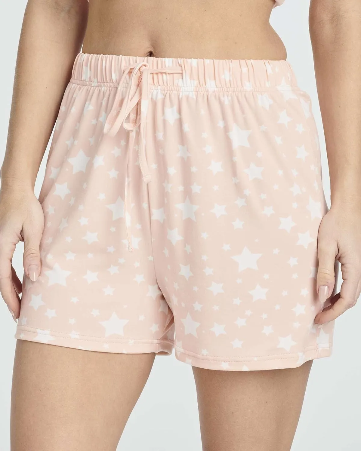 Real Essentials 4 Piece: Women's Super-Soft Tank Top and Short Pajama Set - Loungewear Sleepwear (Available in Plus Size)