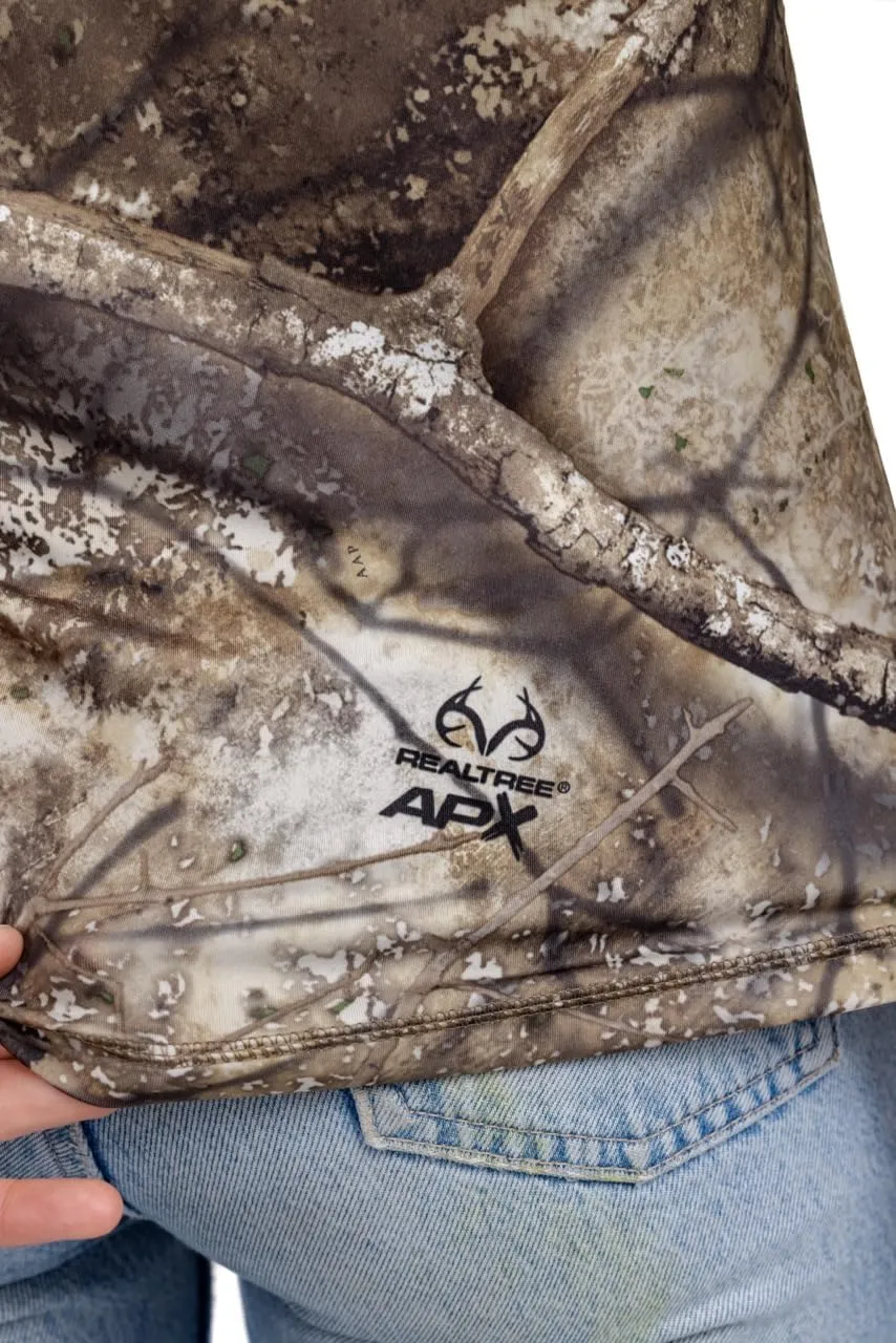 Realtree Women's Camo UV Protection Shirts and Hoodies Long Sleeve for Hunting, Fishing, Running and Hiking