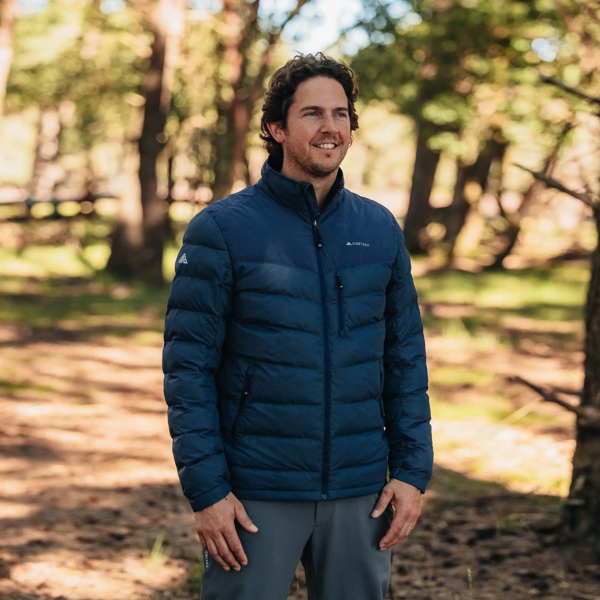 Recycled Mid-layer Jacket Dark Blue | Men