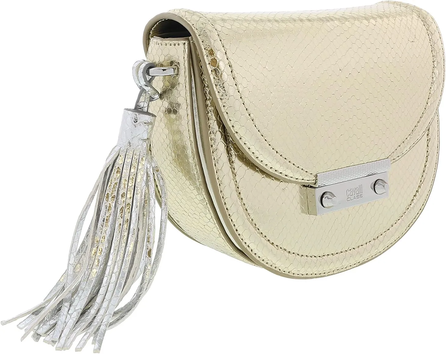 ROBERTO CAVALLI Class Linda 001 Light Gold Small Shoulder Bag for womens