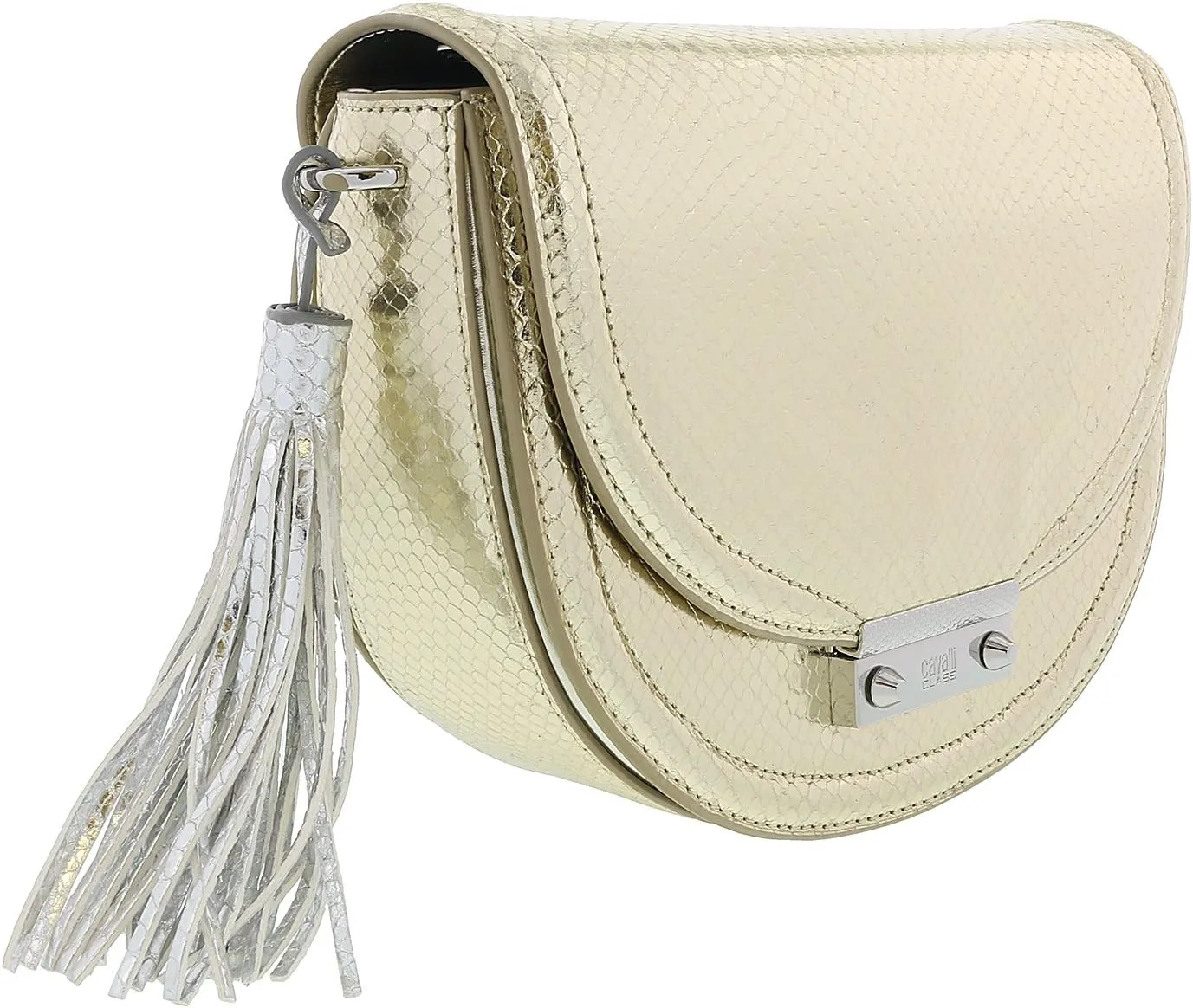 ROBERTO CAVALLI Class Linda 002 Light Gold Medium Shoulder Bag for womens