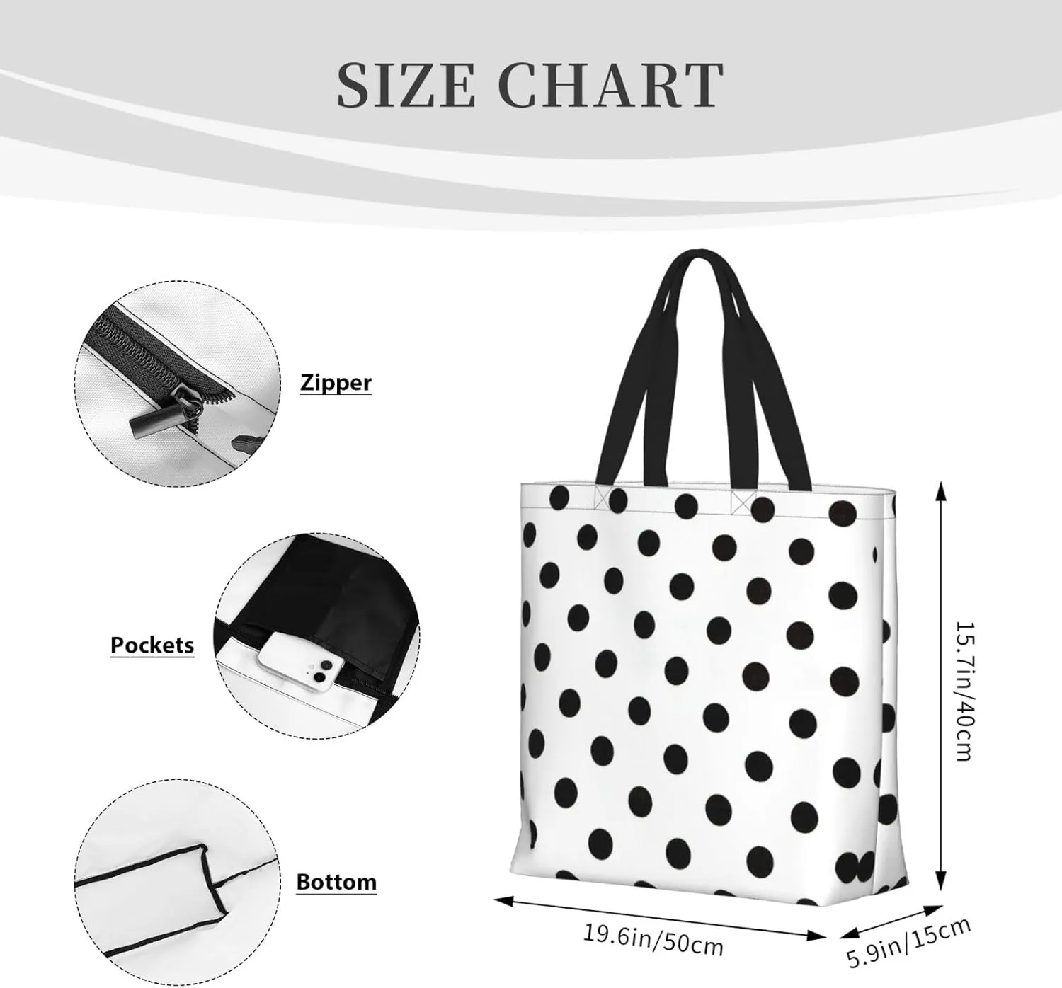 Rose Gold Glitter Print Tote Bag Casual Shoulder Bag Handbag Reusable Shopping Travel Bag Gifts For Women
