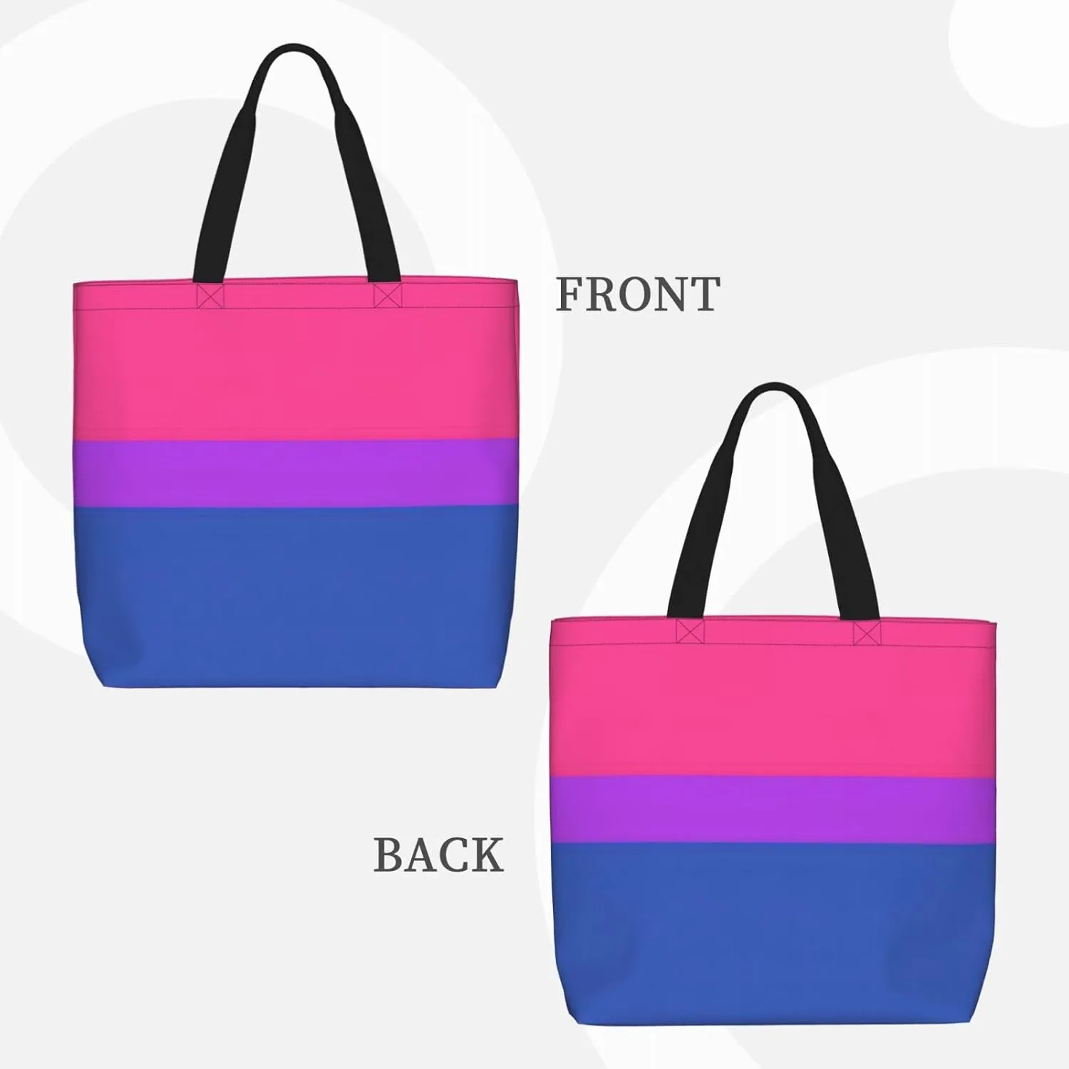 Rose Gold Glitter Print Tote Bag Casual Shoulder Bag Handbag Reusable Shopping Travel Bag Gifts For Women