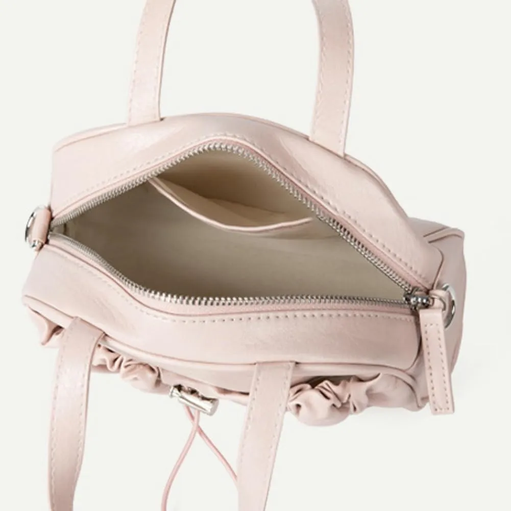 Saddle Bags for Women Pleated Drawstring Handbag Multifunctional Cross Body Bags Bucket Purses with Adjustable Strap