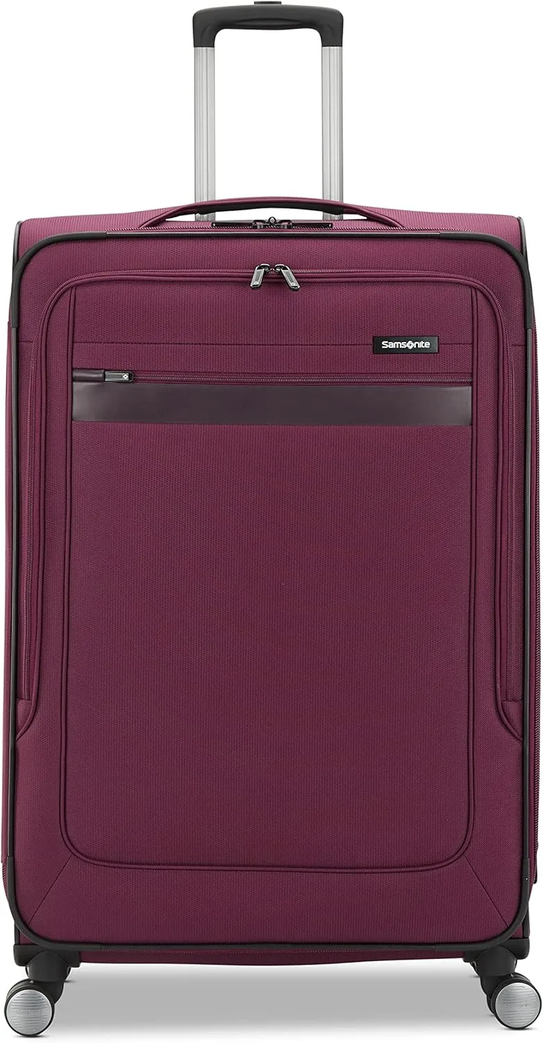 Samsonite Ascella 3.0 Softside Expandable Luggage with Spinner Wheels, CO EXP Spinner, Light Plum