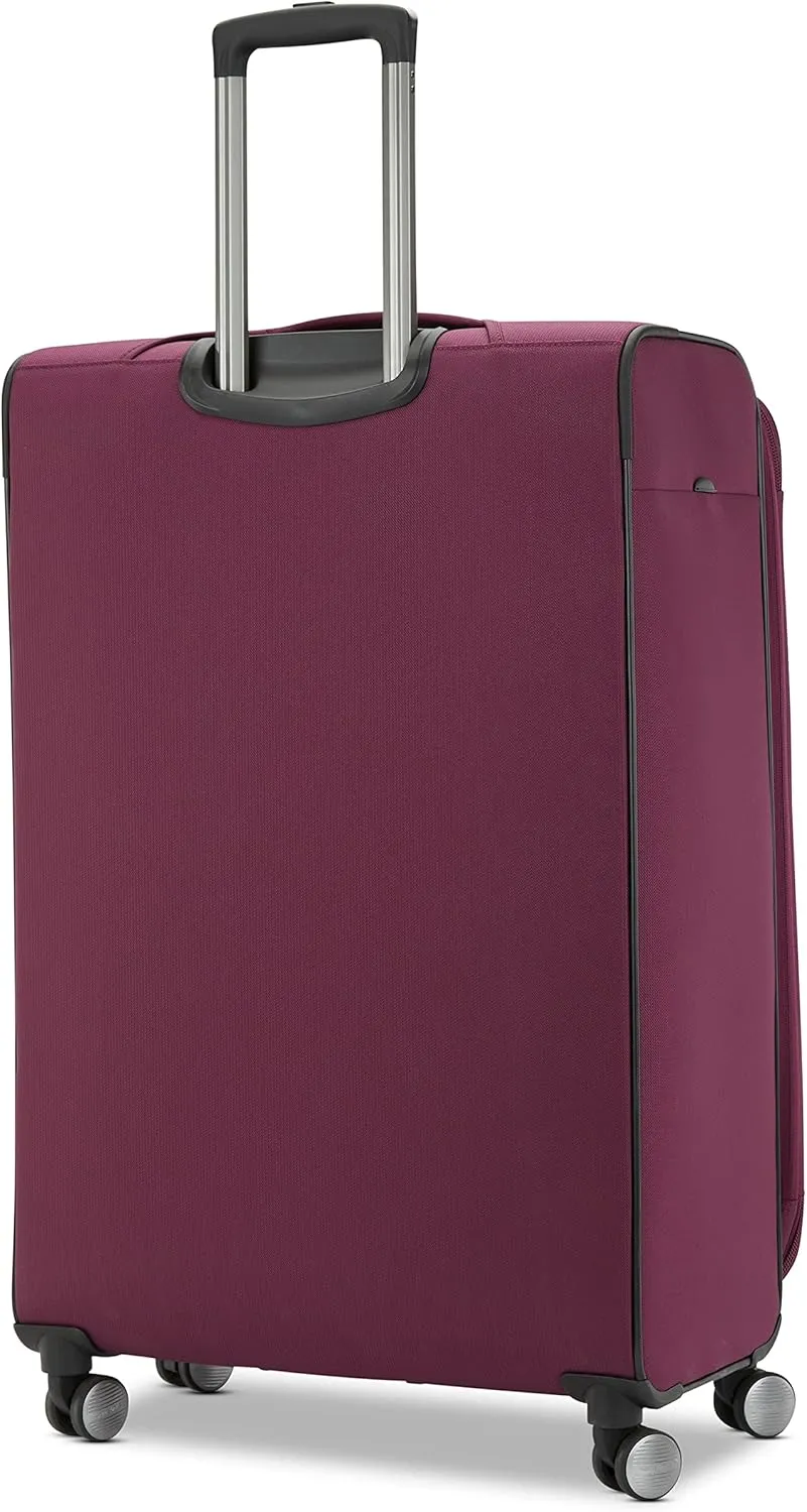 Samsonite Ascella 3.0 Softside Expandable Luggage with Spinner Wheels, CO EXP Spinner, Light Plum
