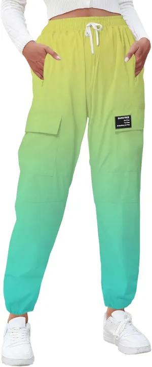SANGTREE Girls & Women's Waterproof Outdoor Casual Cargo Jogger Pants