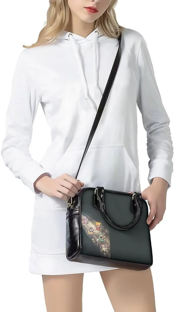 Senior Bag Female Saddle Bag Genuine Leather Reading Flowers Light Luxury Women Bag