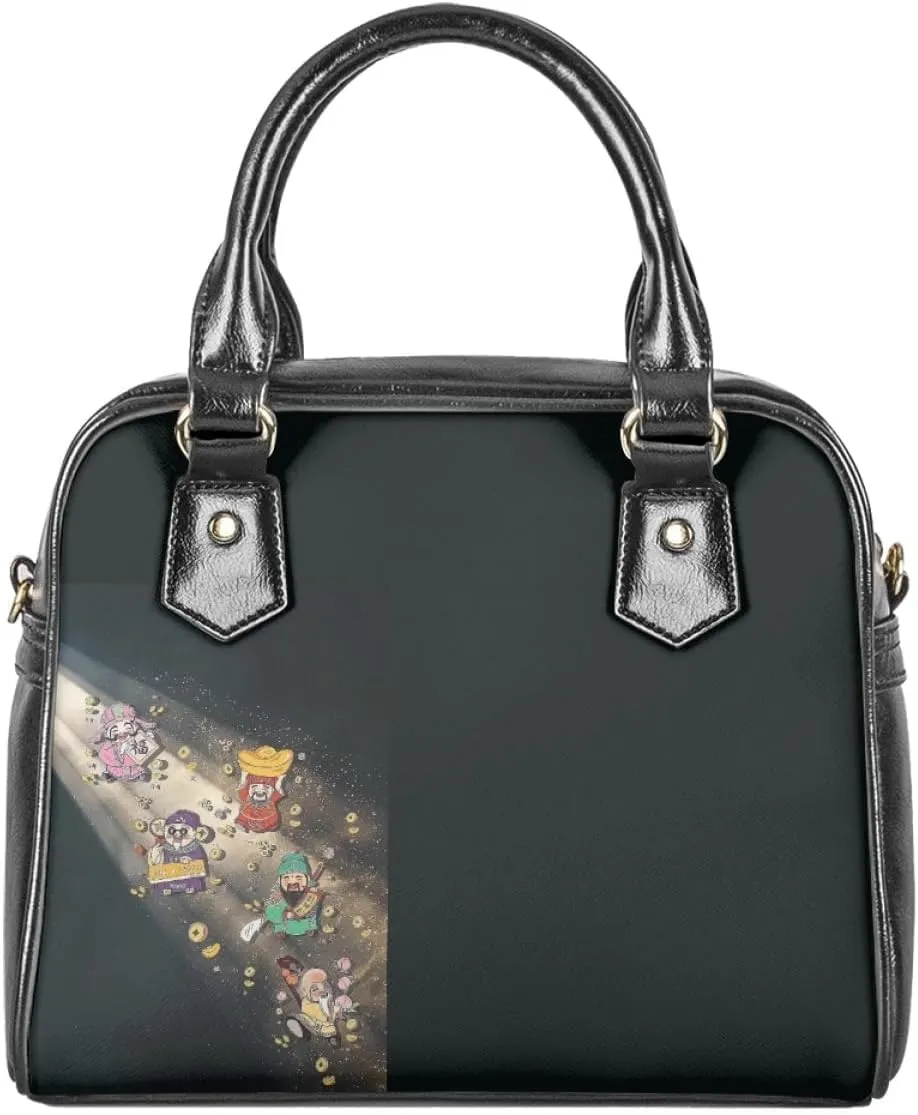 Senior Bag Female Saddle Bag Genuine Leather Reading Flowers Light Luxury Women Bag