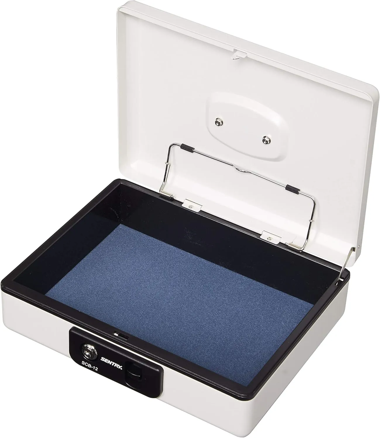 Sentry SCB-12 Handbag, Key Lock Type, One-Touch Open, B5 Paper, Light Gray