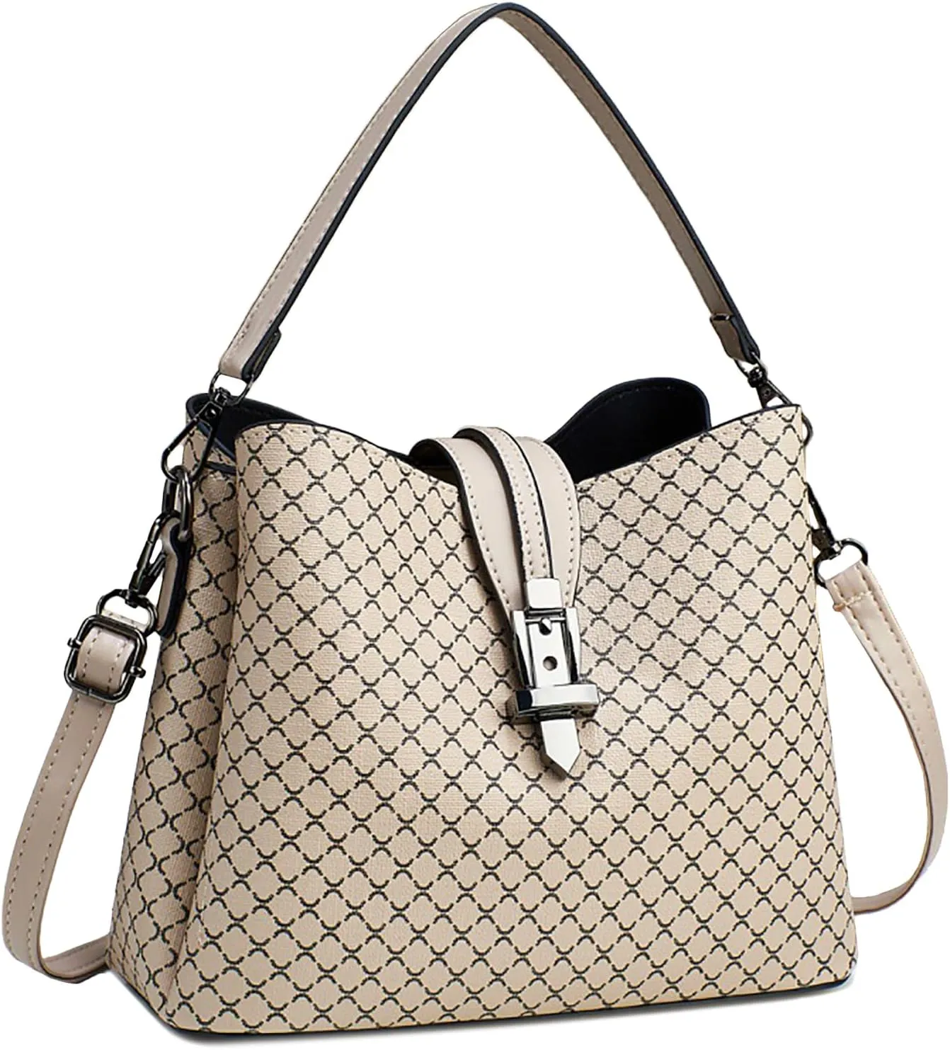 Small Fashion Crossbody Bucket Purses for Women with Shoulder Strap and Top Handle
