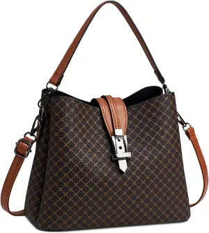 Small Fashion Crossbody Bucket Purses for Women with Shoulder Strap and Top Handle