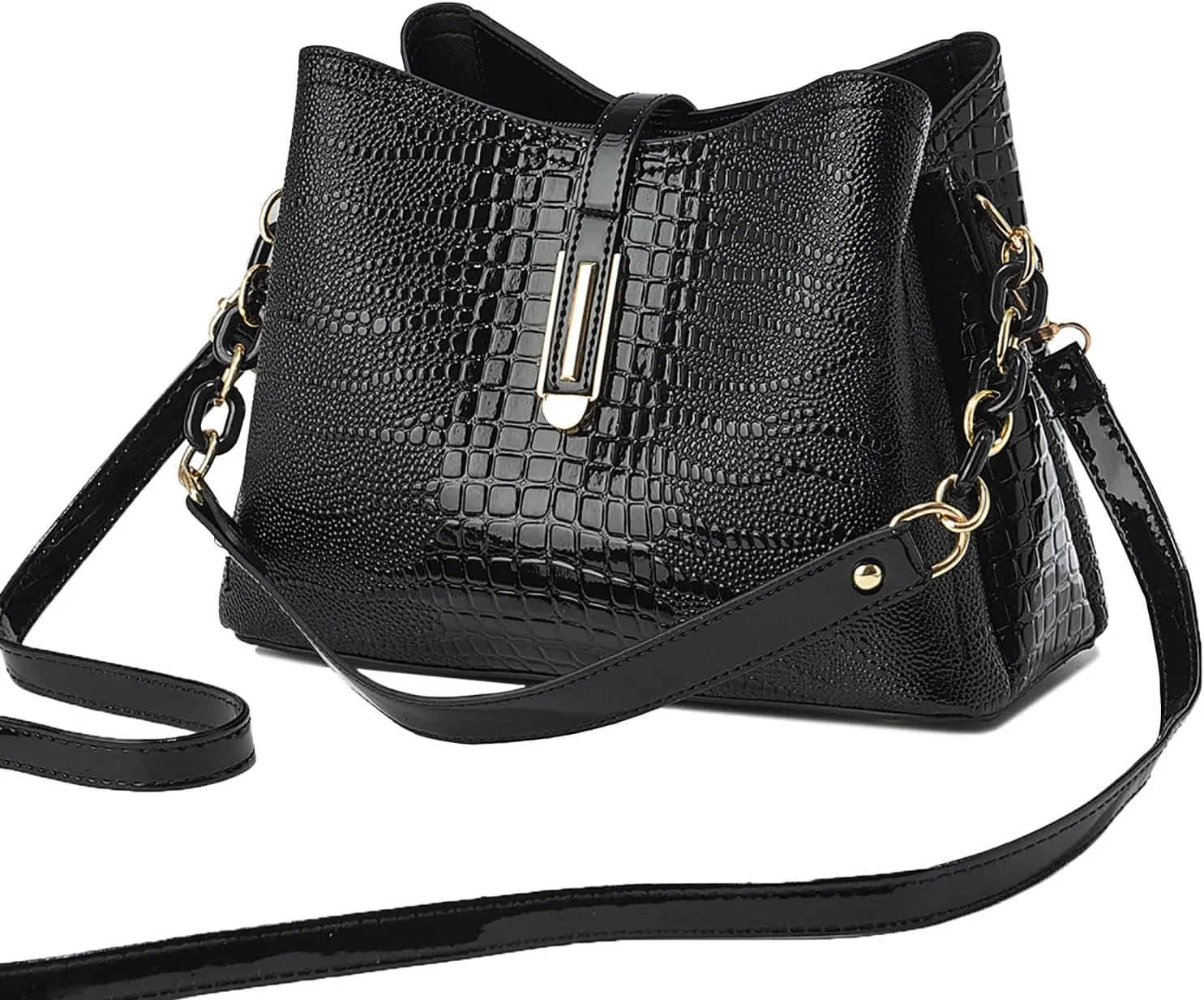 Small Fashion Crossbody Bucket Purses for Women with Shoulder Strap and Top Handle