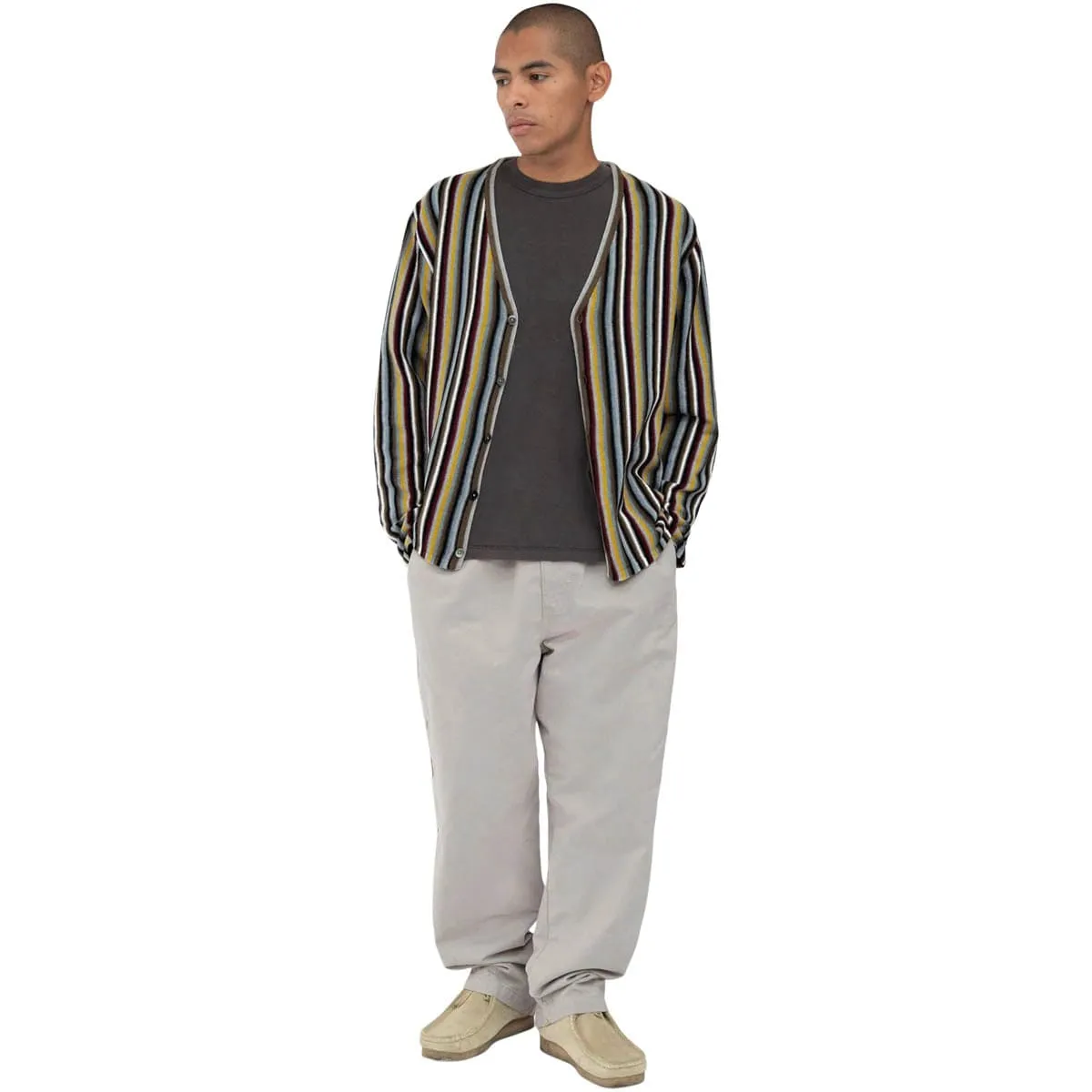 STRIPE PATTERN CARDIGAN