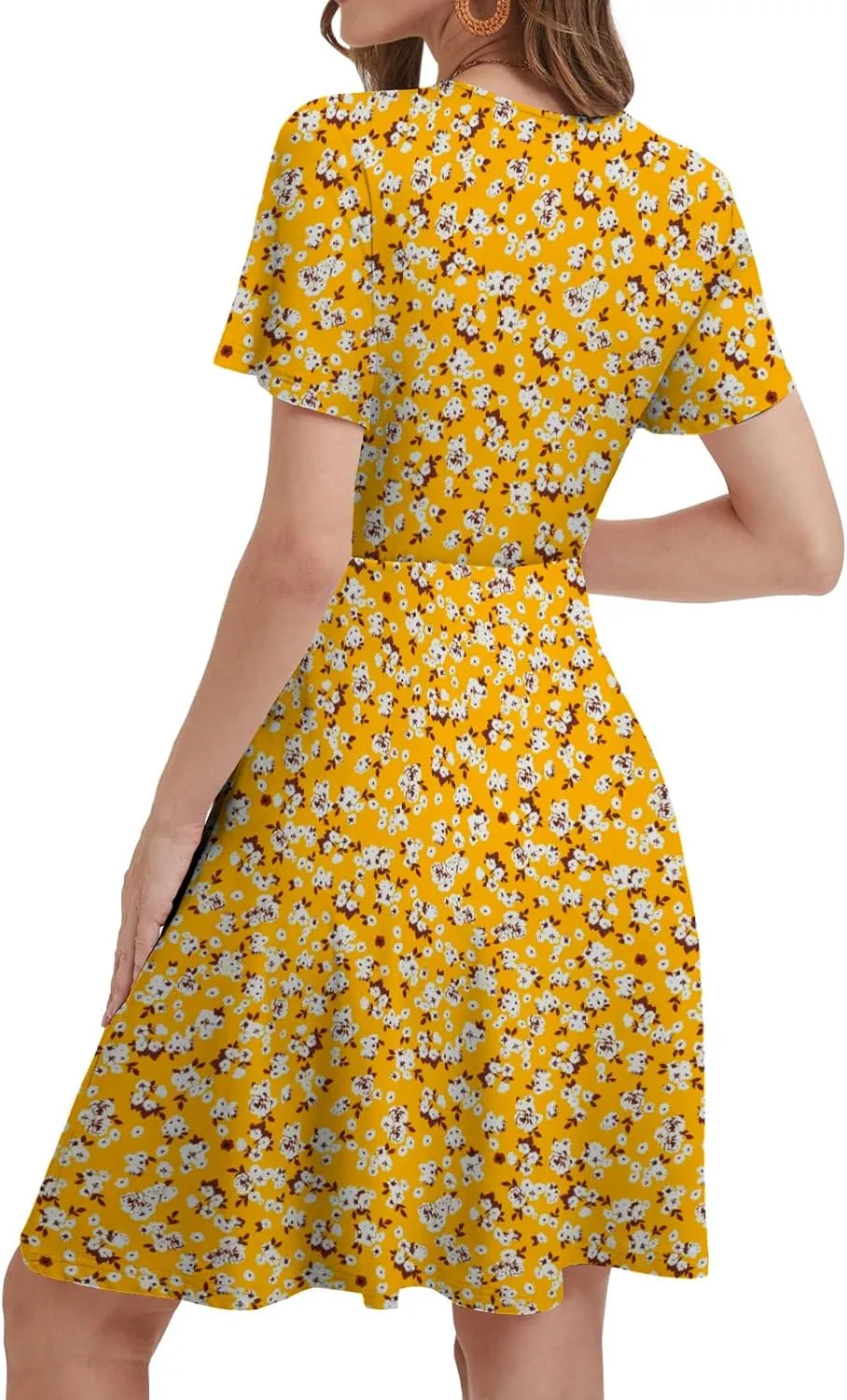 Summer Dresses for Women 2025 Spring Break Essentials Floral Sundresses Elegant Classy Fashion Casual Outfit Plus Size
