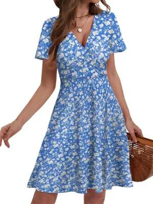 Summer Dresses for Women 2025 Spring Break Essentials Floral Sundresses Elegant Classy Fashion Casual Outfit Plus Size