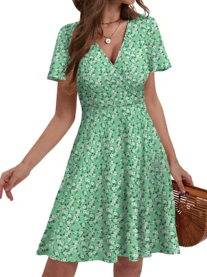 Summer Dresses for Women 2025 Spring Break Essentials Floral Sundresses Elegant Classy Fashion Casual Outfit Plus Size