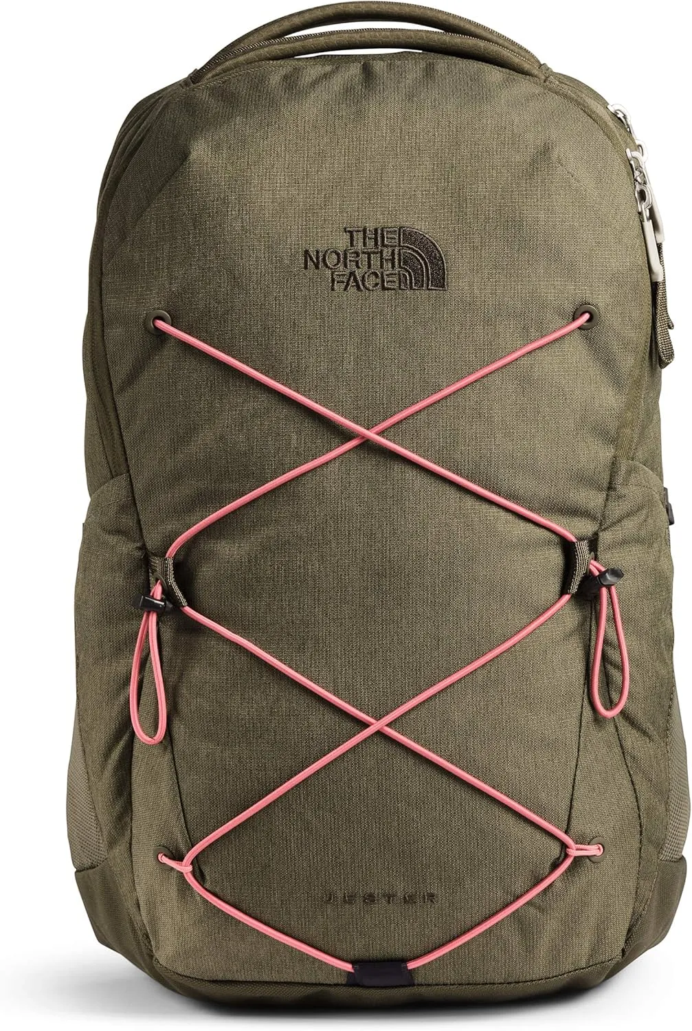 The North Face Women's Jester Backpack, Burnt Olive Green Light Heather/Mauveglow, One Size