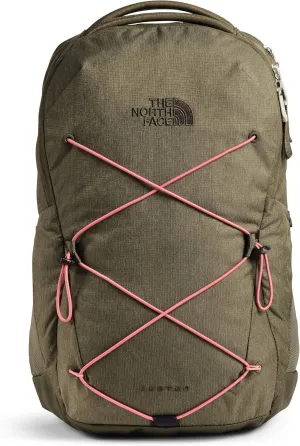 The North Face Women's Jester Backpack, Burnt Olive Green Light Heather/Mauveglow, One Size