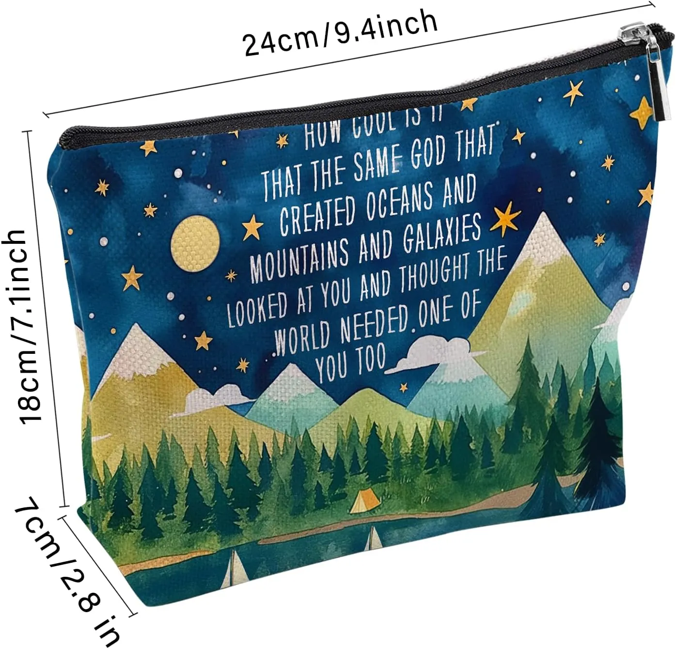The Same God Inspirational Makeup Bag, Motivational Quotes Gifts For Women, Inspirational Makeup Pouch, Travel Toiletry Bag, Birthday Anniversary Christmas Gifts For Best Friend Bestie Her