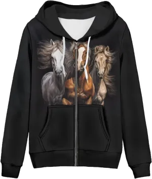 Thin Oversized Zip Up Hoodie with Pockets Women Lightweight Sweater Graphic Sweatshirts for Women Size XS-5XL