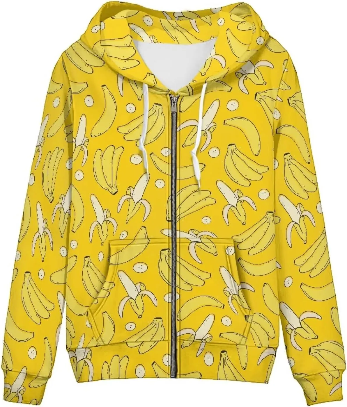 Thin Oversized Zip Up Hoodie with Pockets Women Lightweight Sweater Graphic Sweatshirts for Women Size XS-5XL