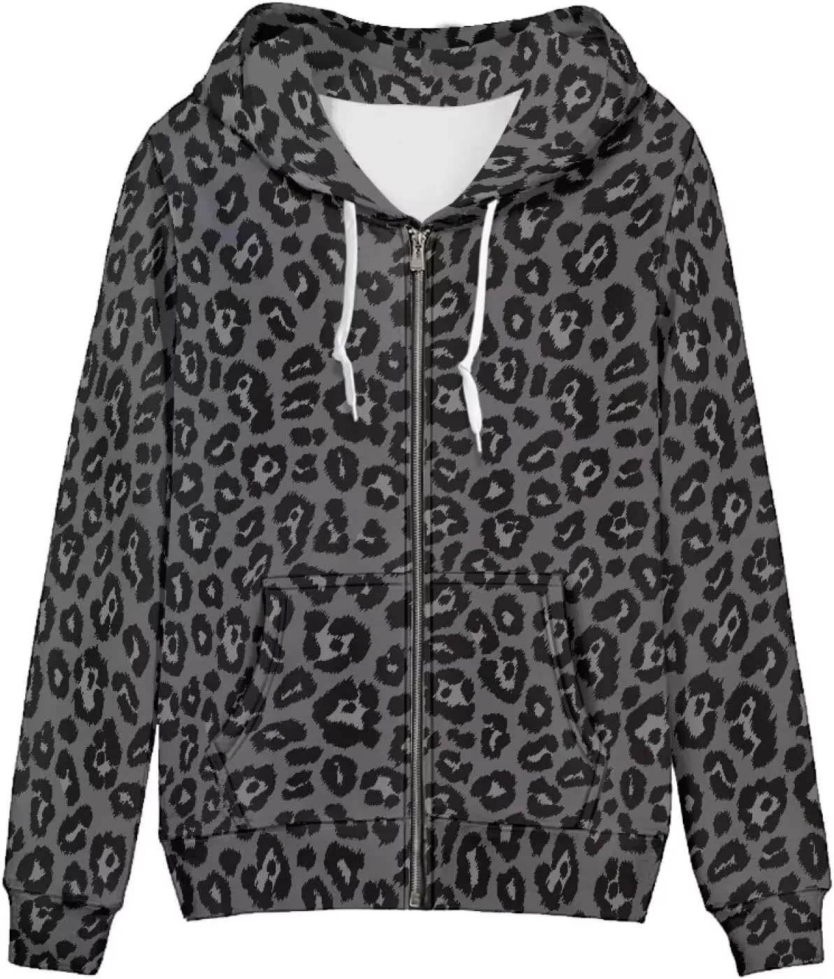 Thin Oversized Zip Up Hoodie with Pockets Women Lightweight Sweater Graphic Sweatshirts for Women Size XS-5XL