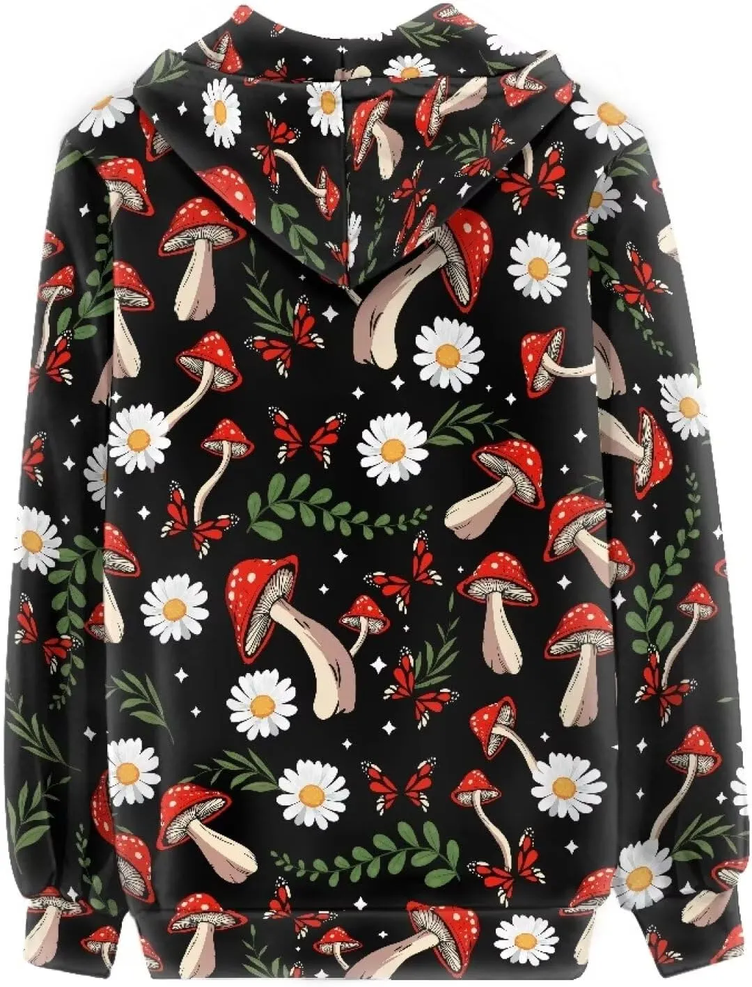 Thin Oversized Zip Up Hoodie with Pockets Women Lightweight Sweater Graphic Sweatshirts for Women Size XS-5XL