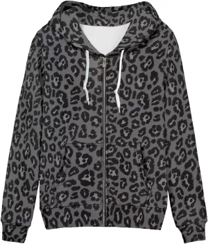 Thin Oversized Zip Up Hoodie with Pockets Women Lightweight Sweater Graphic Sweatshirts for Women Size XS-5XL