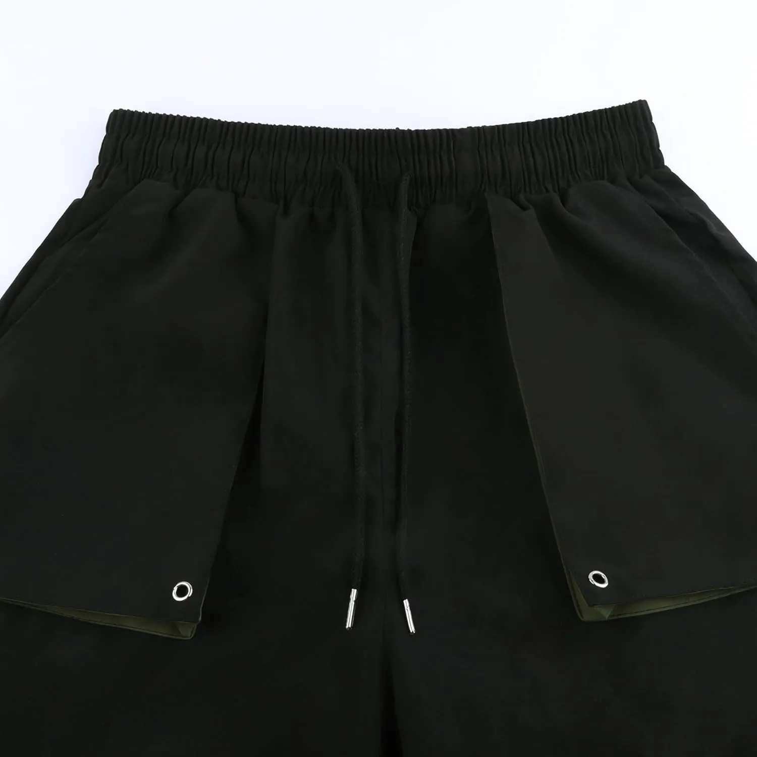TSMNZMU Womens Cargo Pants High Waist Parachute Trousers Casual Bottoms Hiking Harem Pant with Velcro Pockets