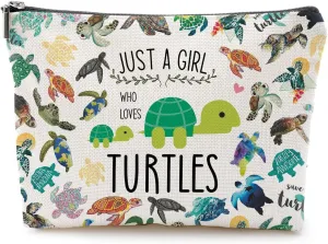 Turtle Makeup Bag Turtles Gifts Sea Turtle Gifts for Turtle Lovers Unleash Your Inner Turtle Lover with Unique Gifts for Women, Girls, and Animal Enthusiasts