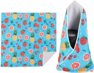 Walking Way Self-Adhesive Magic Cloth Makeup Bag, Portable Protective Cosmetic Pouch, Camera Lens Wrap, Stylish Travel Organizer for Beauty Essentials, Travel, Gifts & Daily Use