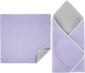 Walking Way Self Adhesive Magic Cloth Makeup Bag, Portable Protective Cosmetic Pouch, Camera Lens Wrap, Travel Organizer for Beauty Essentials, Travel, Gifts & Daily Use (lightpurple, 13.78 inch)
