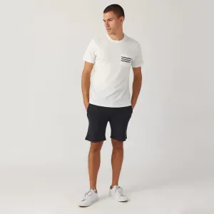 Waves Pocket Tee (D White)