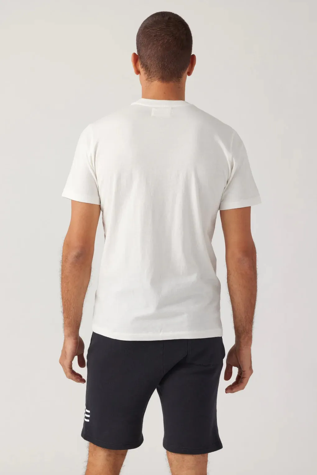 Waves Pocket Tee (D White)