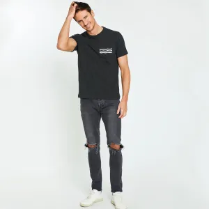 Waves Pocket Tee (Indigo)