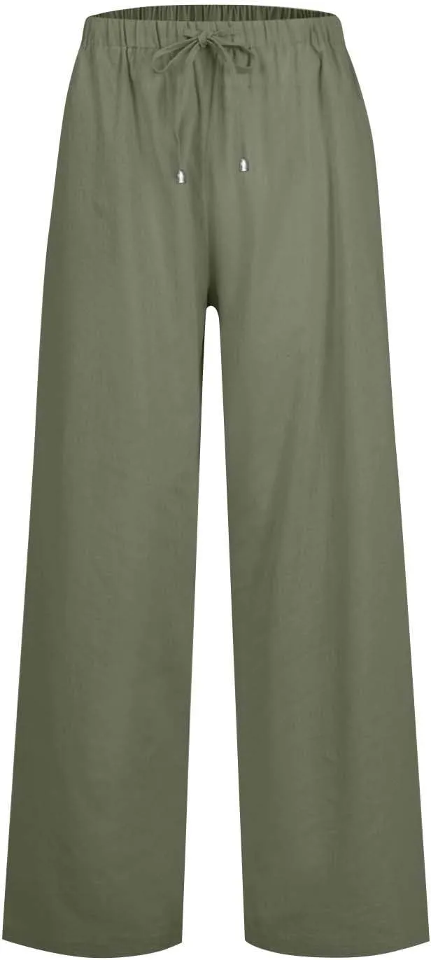 Wide Leg Pants for Women, Straight Leg Pants Baggy Wide High Waisted