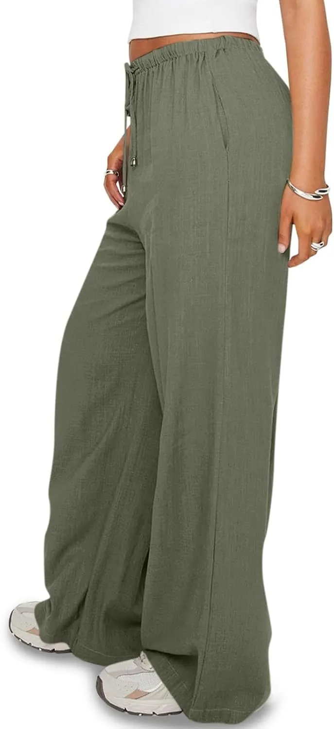 Wide Leg Pants for Women, Straight Leg Pants Baggy Wide High Waisted