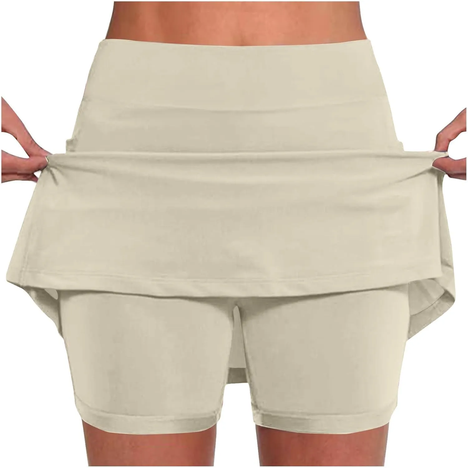 Women Skorts High Waist Athletic Sports Pants Skirts Workout Cute Golf Skorts Running Casual Tennis Skirt with Pockets