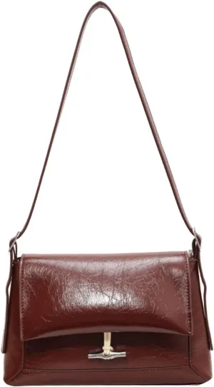 Women's oil shoulder bag crossbody bag