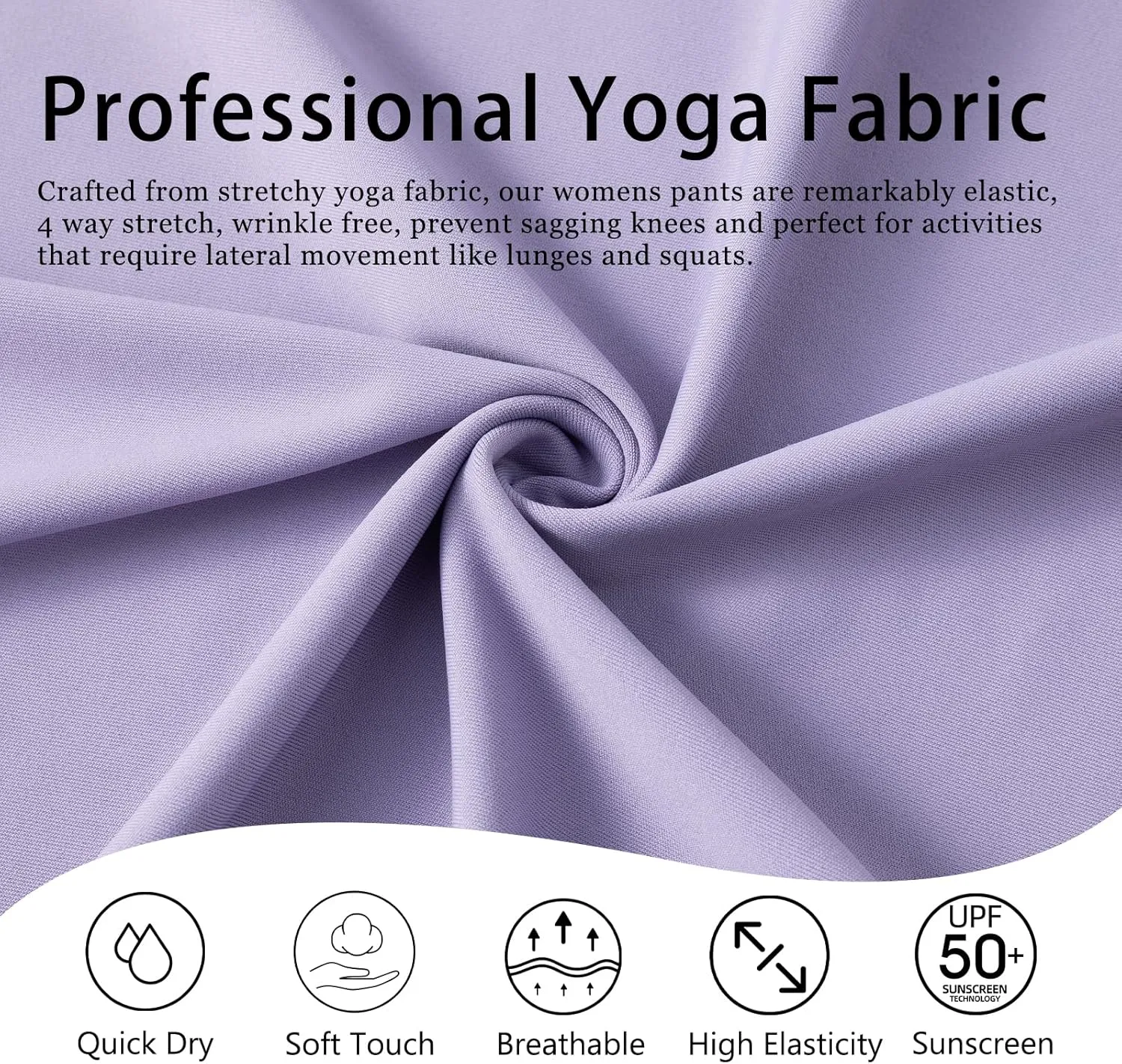 Womens Pants Straight Leg Sweatpants for Women Elastic Waist Work Pants Baggy Casual Drawstring Lounge Pants